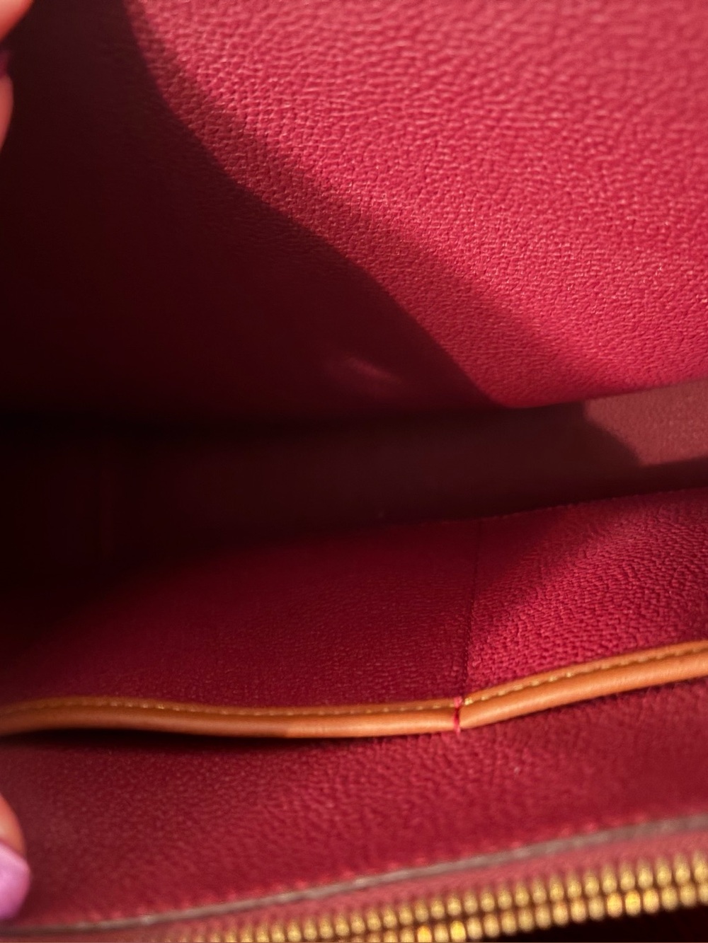 Coach Tan/Brown Signature Canvas Tote - Picture 5 of 7